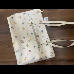 Coach Wild Meadow Print Gallery Tote